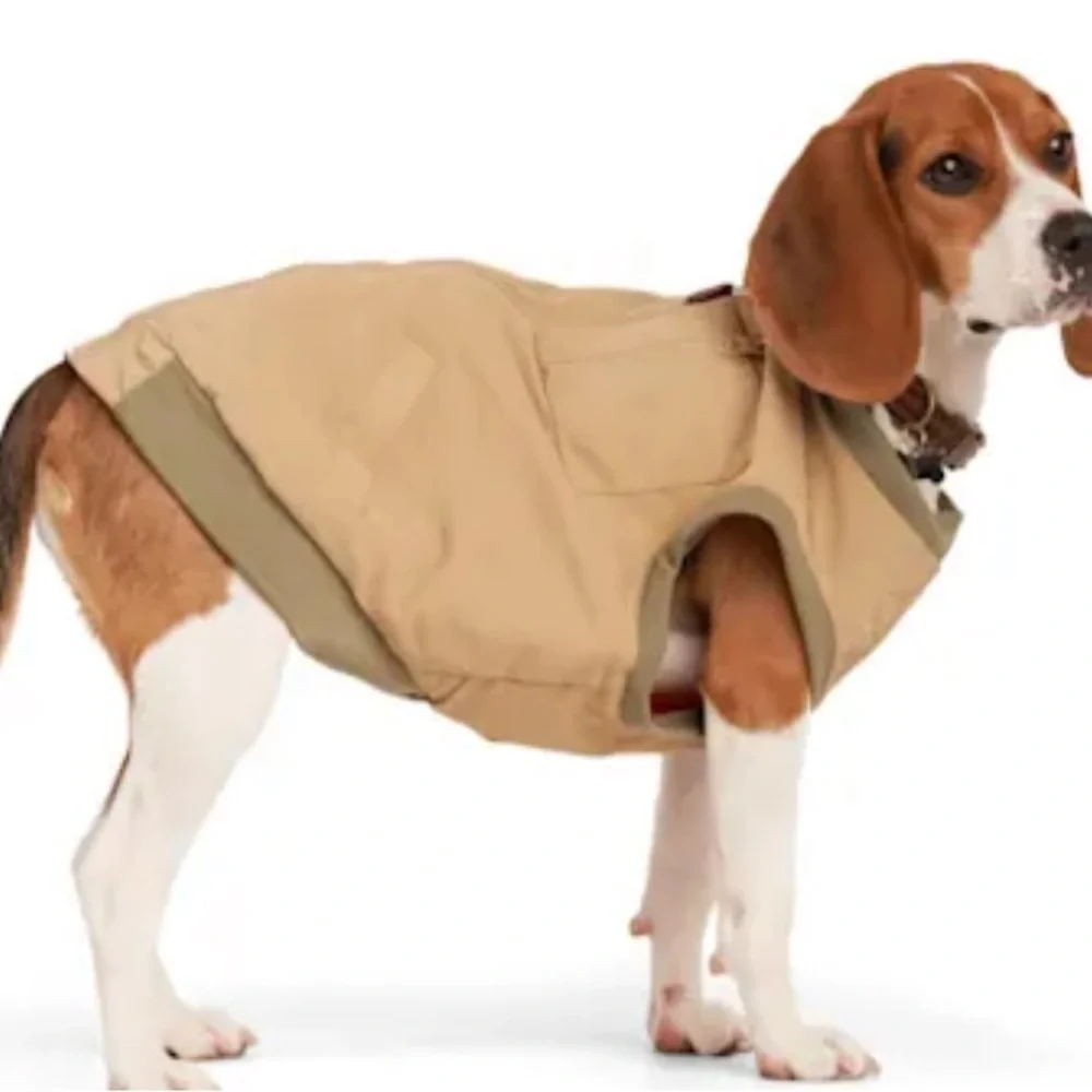 NWT Reddy tan dog bomber jacket XS